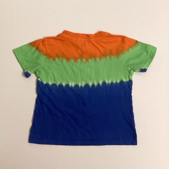 Polo Ralph Lauren Polo Bear T-Shirt Tie-Dye Orange, Green, Blue Kid Size 3/3T - Picture 2 of 6